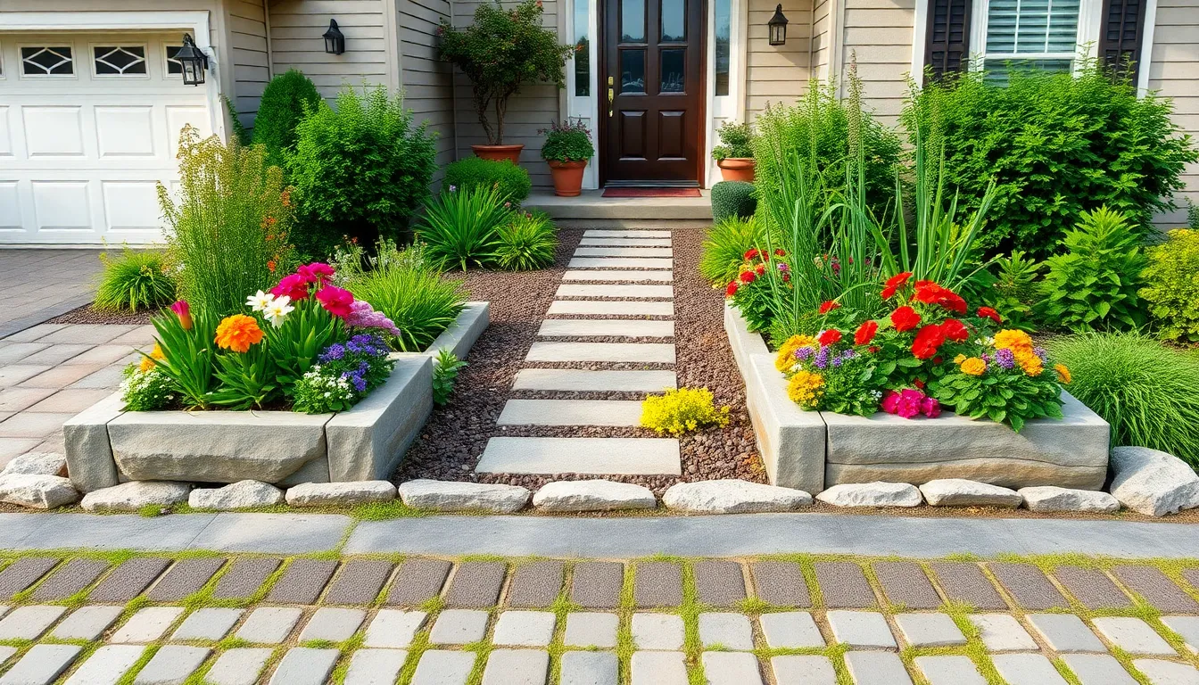 23 Small Front Yard Landscaping Ideas That Require Zero Maintenance (Low-Water + Budget-Friendly) 6 23 Small Front Yard Landscaping Ideas That Require Zero Maintenance (Low-Water + Budget-Friendly) 5