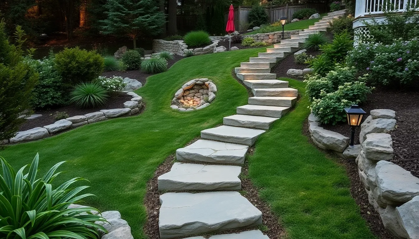 25 Brilliant Uneven Backyard Ideas for Your Sloped Yard (Transform Any Hill!) 6 25 Brilliant Uneven Backyard Ideas for Your Sloped Yard (Transform Any Hill!) 5