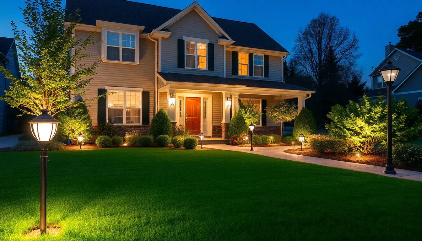 25 Stunning Front Yard Lighting Ideas to Transform Your Home's Curb Appeal 8 25 Stunning Front Yard Lighting Ideas to Transform Your Home's Curb Appeal 7