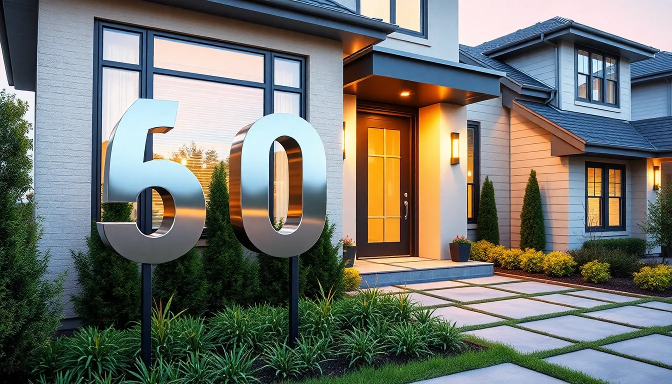 50+ Stunning Outdoor House Number Ideas That Boost Curb Appeal & Visibility 8 50+ Stunning Outdoor House Number Ideas That Boost Curb Appeal & Visibility 7