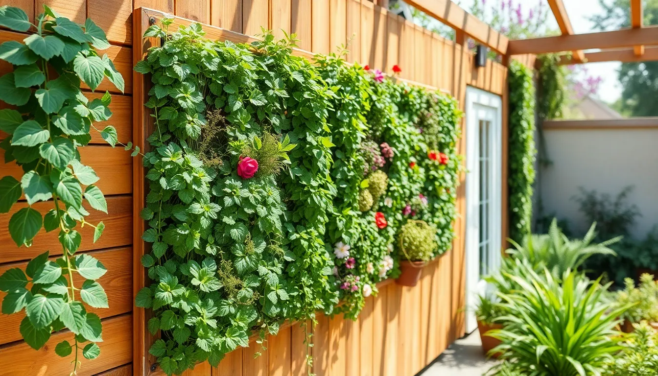outdoor garden wall ideas