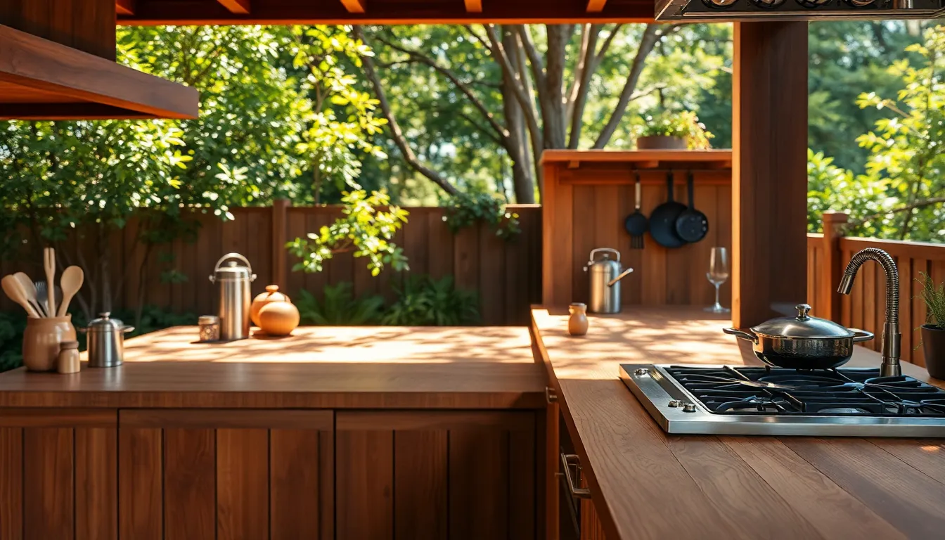 15 Stunning Outdoor Kitchen Countertop Ideas That Weather Any Storm 8 15 Stunning Outdoor Kitchen Countertop Ideas That Weather Any Storm 7