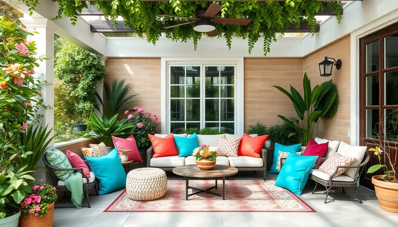25 Stunning Outdoor Pillow Color Schemes to Transform Your Patio in 2025 8 25 Stunning Outdoor Pillow Color Schemes to Transform Your Patio in 2025 7