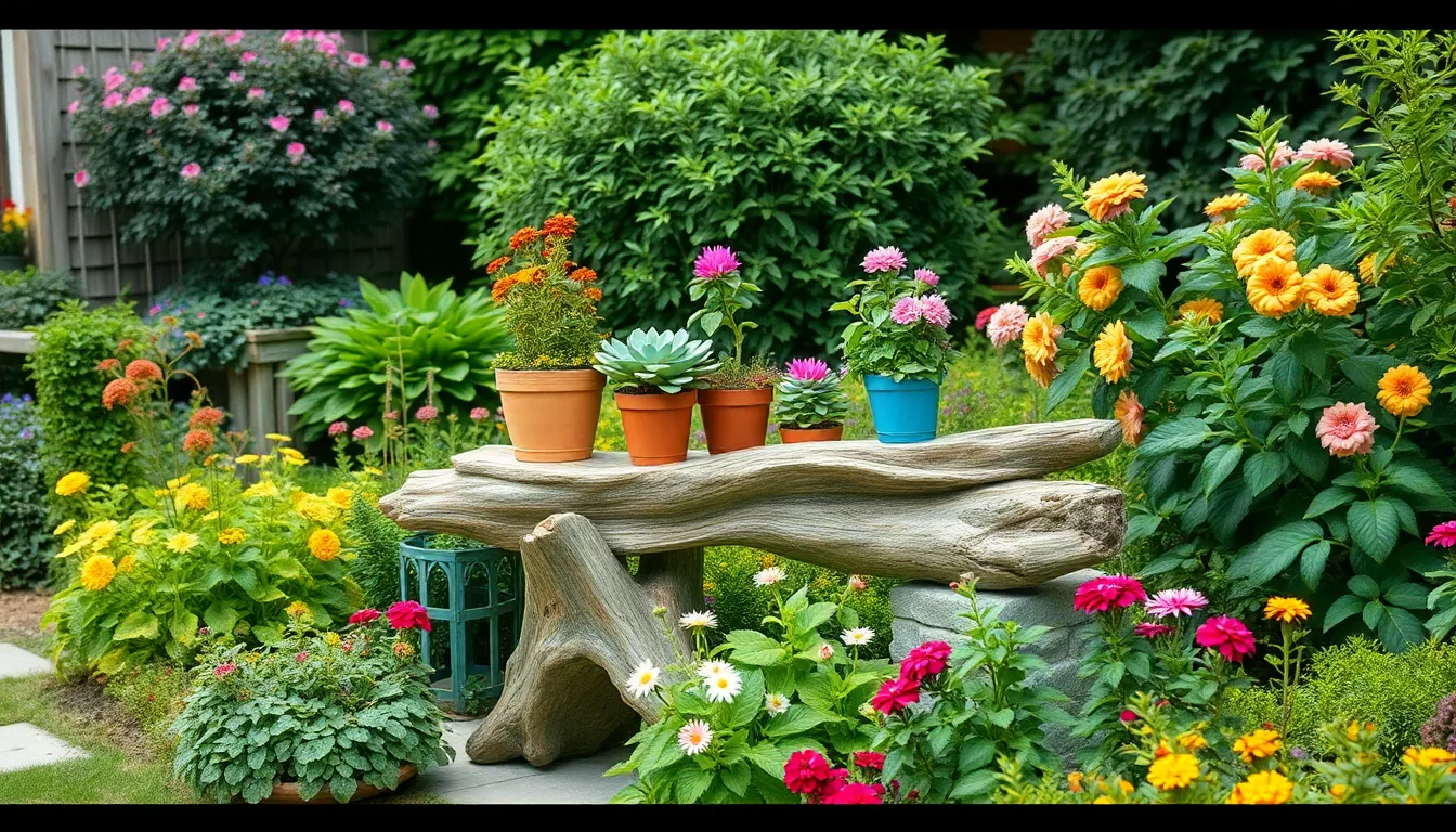 outdoor plant stand ideas