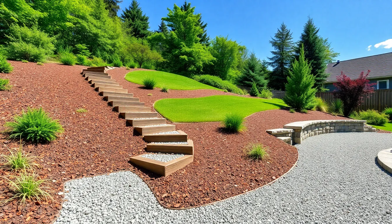 25 Sloped Backyard Ideas on a Budget That Transform Your Hillside Into Paradise 8 25 Sloped Backyard Ideas on a Budget That Transform Your Hillside Into Paradise 7