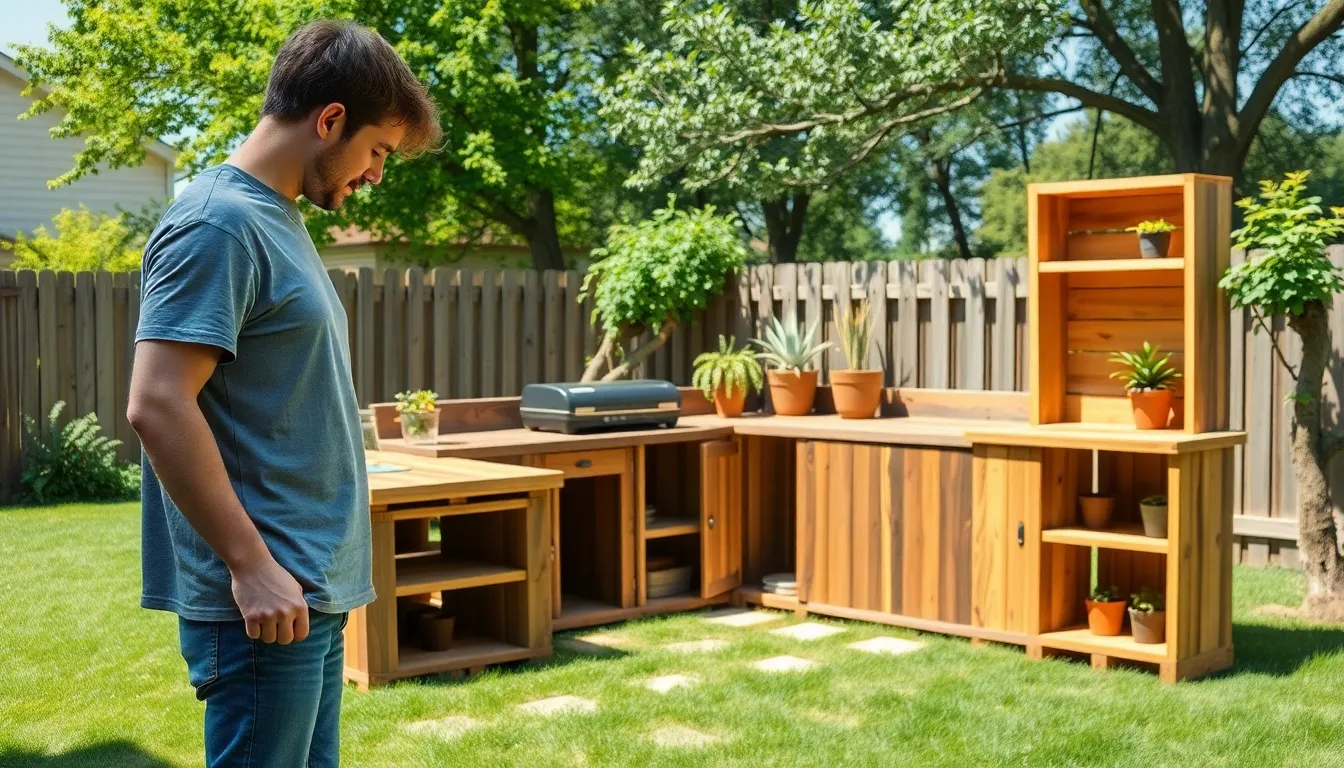 25 Small Outdoor Kitchen Ideas That Transform Tiny Spaces Into Cooking Havens 8 25 Small Outdoor Kitchen Ideas That Transform Tiny Spaces Into Cooking Havens 7