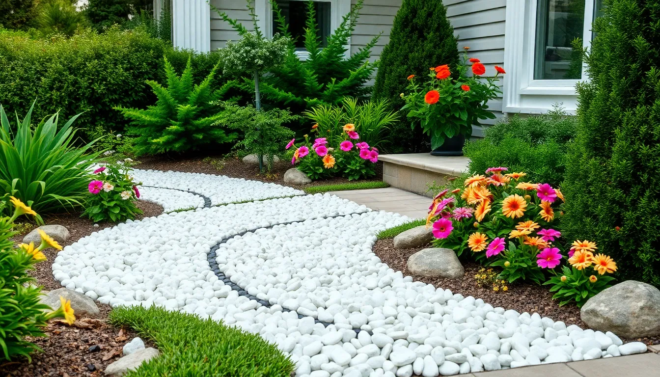 25 Stunning White Rocks Landscaping Ideas for Your Front Yard (2025 Guide) 8 25 Stunning White Rocks Landscaping Ideas for Your Front Yard (2025 Guide) 7