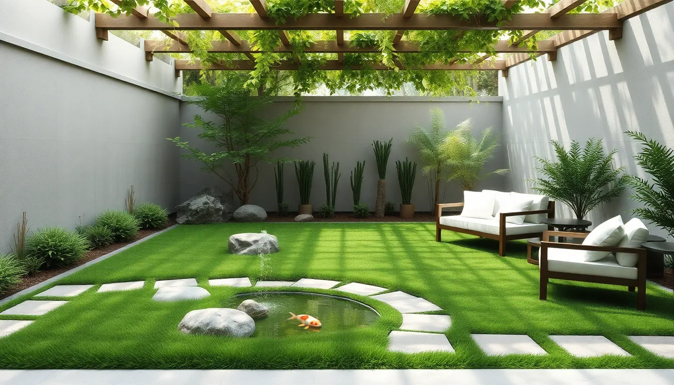 25 Creative Artificial Turf Backyard Ideas to Transform Your Outdoor Space 10 25 Creative Artificial Turf Backyard Ideas to Transform Your Outdoor Space 9