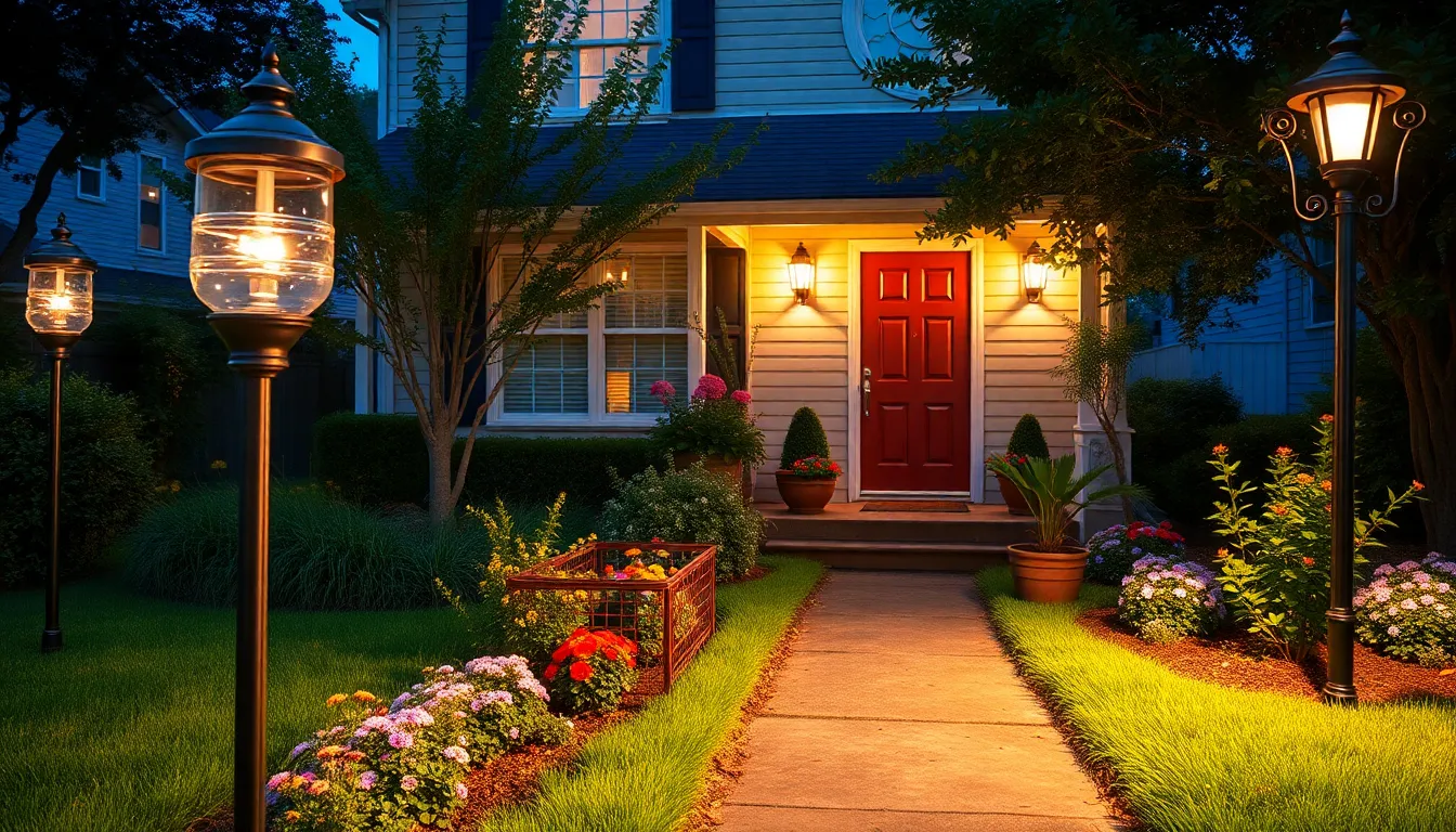 25 Stunning Front Yard Lighting Ideas to Transform Your Home's Curb Appeal 10 25 Stunning Front Yard Lighting Ideas to Transform Your Home's Curb Appeal 9