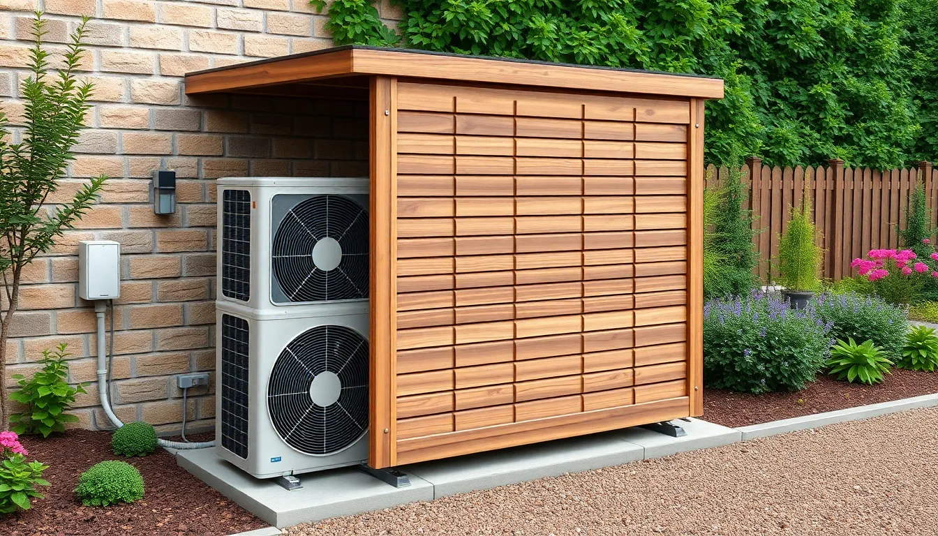 25 Creative Heat Pump Cover Ideas for Your Outdoor Space (2025 Guide) 10 25 Creative Heat Pump Cover Ideas for Your Outdoor Space (2025 Guide) 9