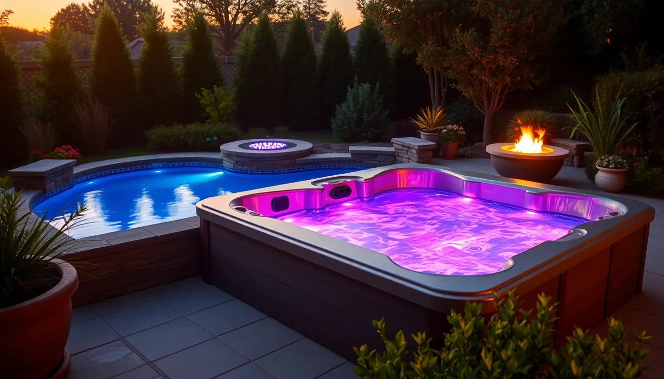 27 Hot Tub Ideas for Your Backyard That'll Transform Your Outdoor Space 10 27 Hot Tub Ideas for Your Backyard That'll Transform Your Outdoor Space 9