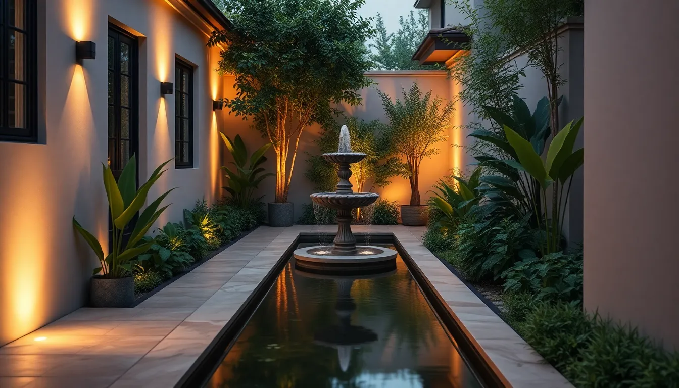 15 Brilliant Long Narrow Backyard Ideas to Transform Your Skinny Yard Into Paradise 10 15 Brilliant Long Narrow Backyard Ideas to Transform Your Skinny Yard Into Paradise 9