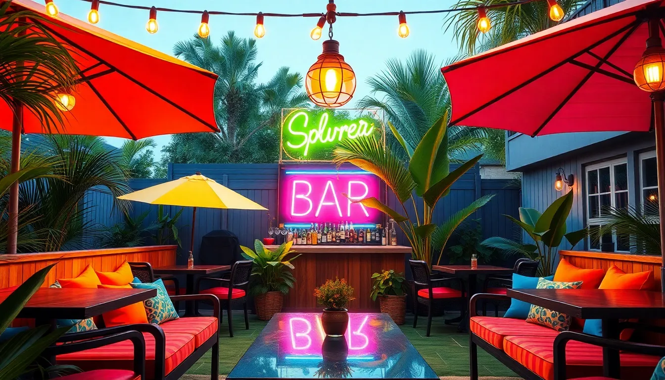 27 Stunning Outdoor Bar Decor Ideas to Transform Your Backyard Into an Entertainment Oasis 10 27 Stunning Outdoor Bar Decor Ideas to Transform Your Backyard Into an Entertainment Oasis 9