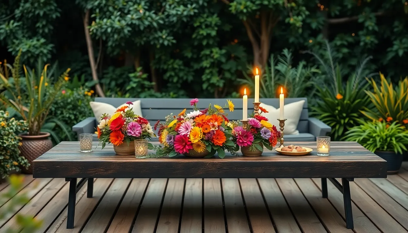outdoor coffee table ideas