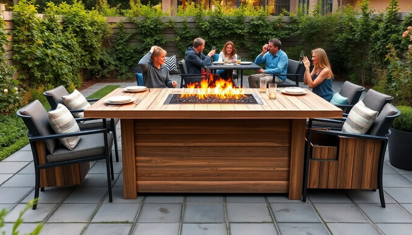 outdoor dining table ideas