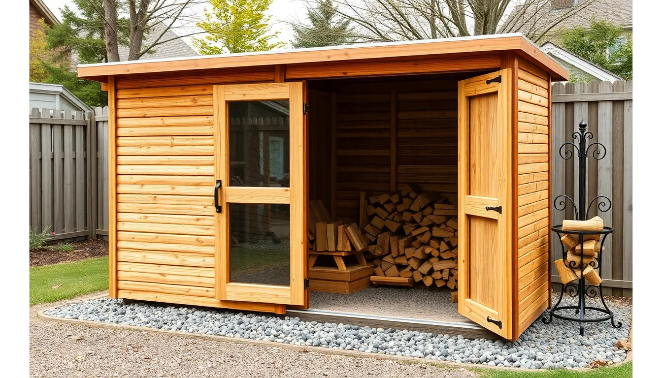 15 Brilliant Outdoor Firewood Storage Ideas That Keep Wood Dry All Winter 10 15 Brilliant Outdoor Firewood Storage Ideas That Keep Wood Dry All Winter 9