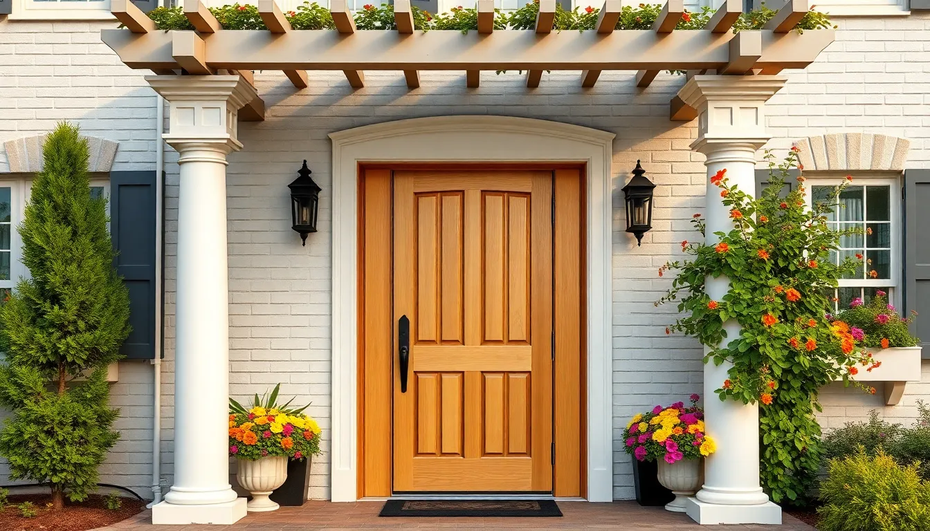 25 Stunning Outdoor Front Entrance Ideas to Transform Your Home's Curb Appeal 24 25 Stunning Outdoor Front Entrance Ideas to Transform Your Home's Curb Appeal 23
