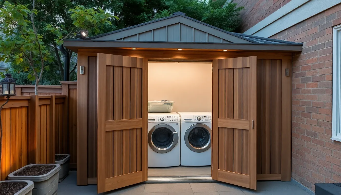 15 Genius Outdoor Laundry Room Ideas for Small Spaces That Maximize Every Inch 10 15 Genius Outdoor Laundry Room Ideas for Small Spaces That Maximize Every Inch 9