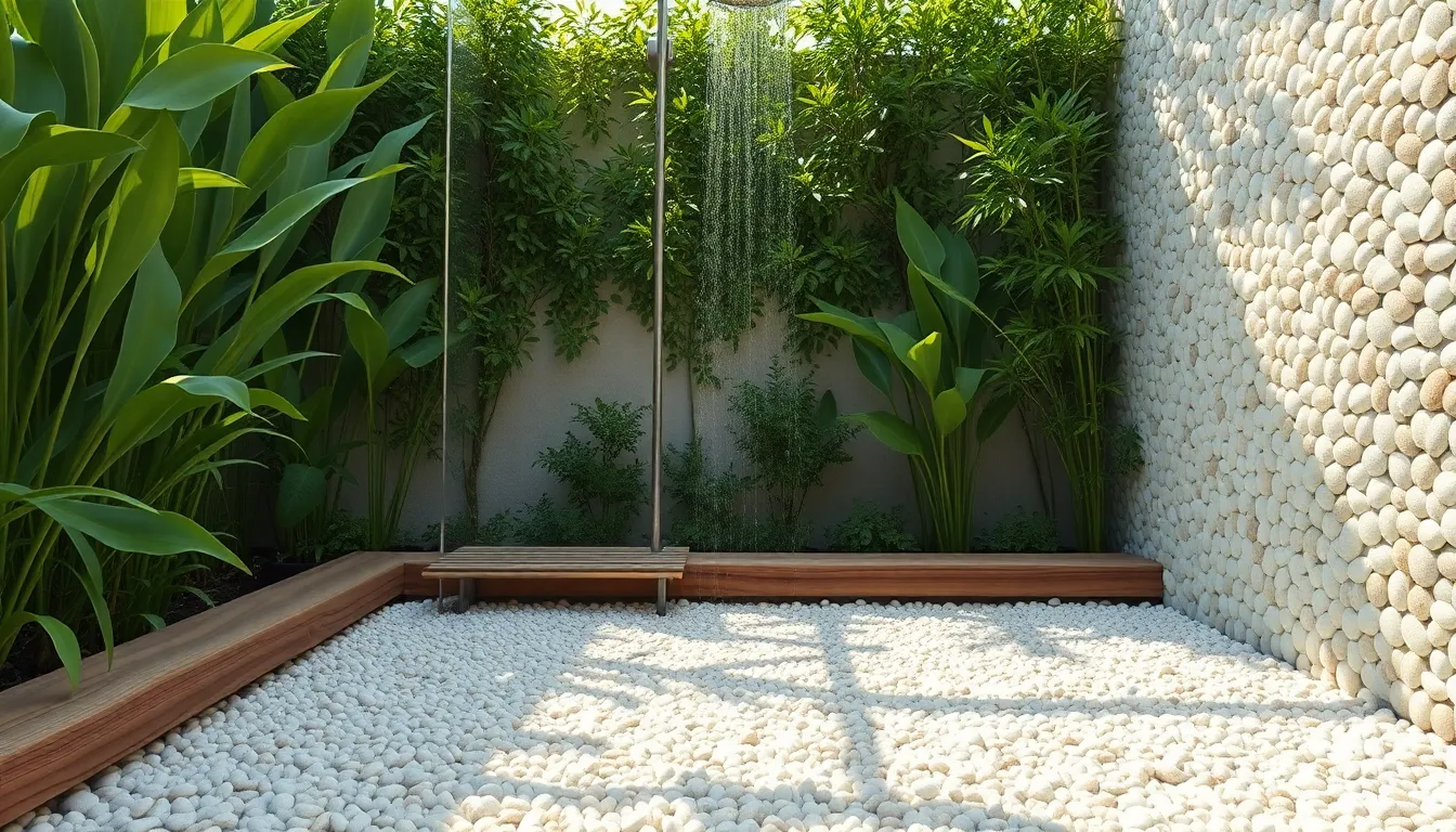 15 Stunning Outdoor Shower Floor Ideas That Transform Your Backyard (2025) 10 15 Stunning Outdoor Shower Floor Ideas That Transform Your Backyard (2025) 9