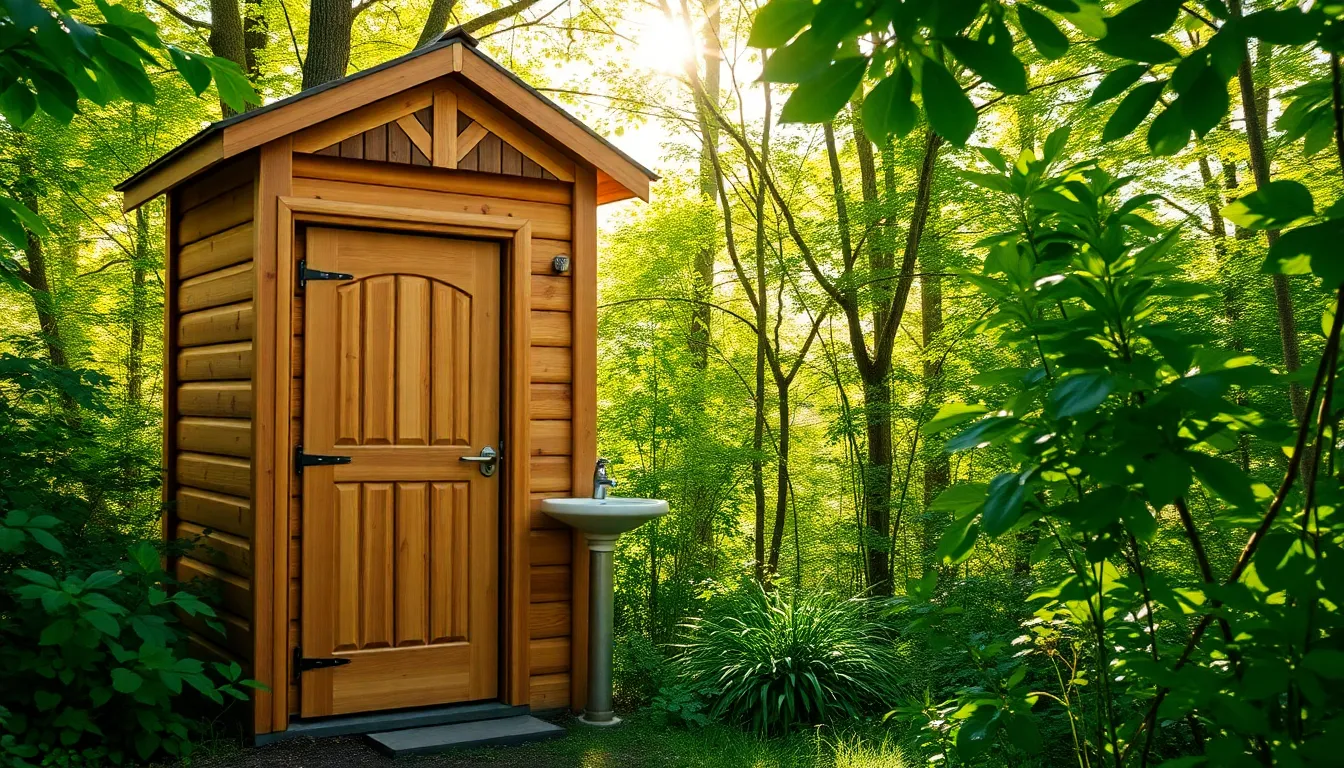 25 Brilliant Outdoor Toilet and Shower Ideas for Your Backyard or Camping Setup 10 25 Brilliant Outdoor Toilet and Shower Ideas for Your Backyard or Camping Setup 9
