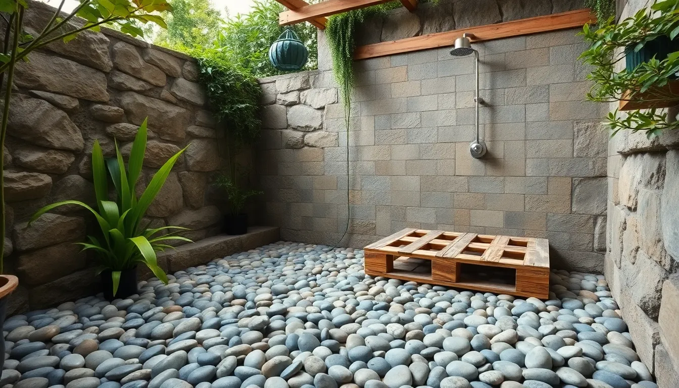 23 Rustic Outdoor Shower Ideas That Transform Your Backyard Into a Natural Retreat 10 23 Rustic Outdoor Shower Ideas That Transform Your Backyard Into a Natural Retreat 9