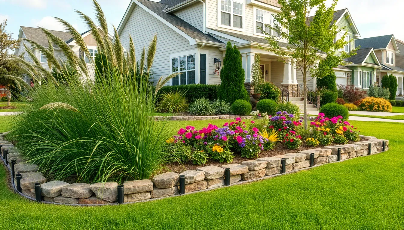 25 Simple Front Yard Landscaping Ideas That Boost Curb Appeal on Any Budget 10 25 Simple Front Yard Landscaping Ideas That Boost Curb Appeal on Any Budget 9