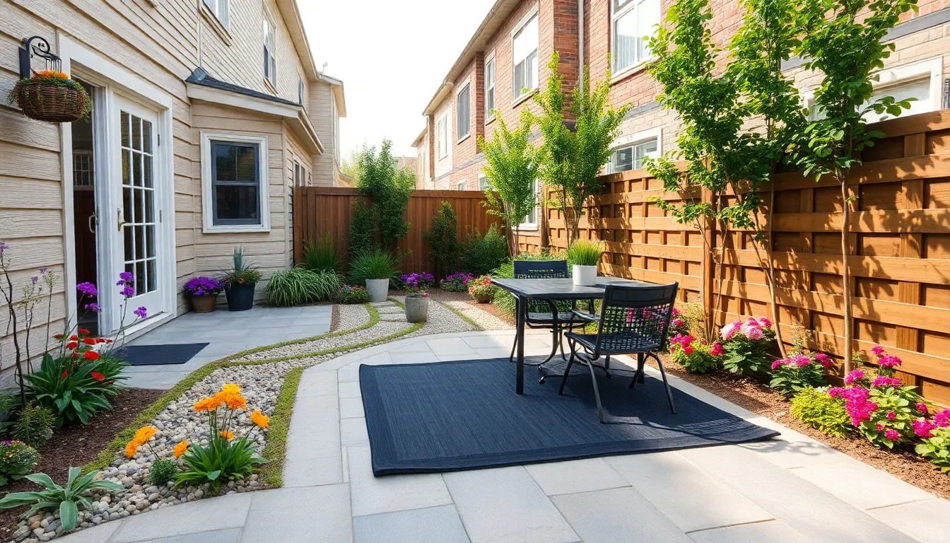 27 Small Townhouse Backyard Ideas That Maximize Every Square Inch 10 27 Small Townhouse Backyard Ideas That Maximize Every Square Inch 9
