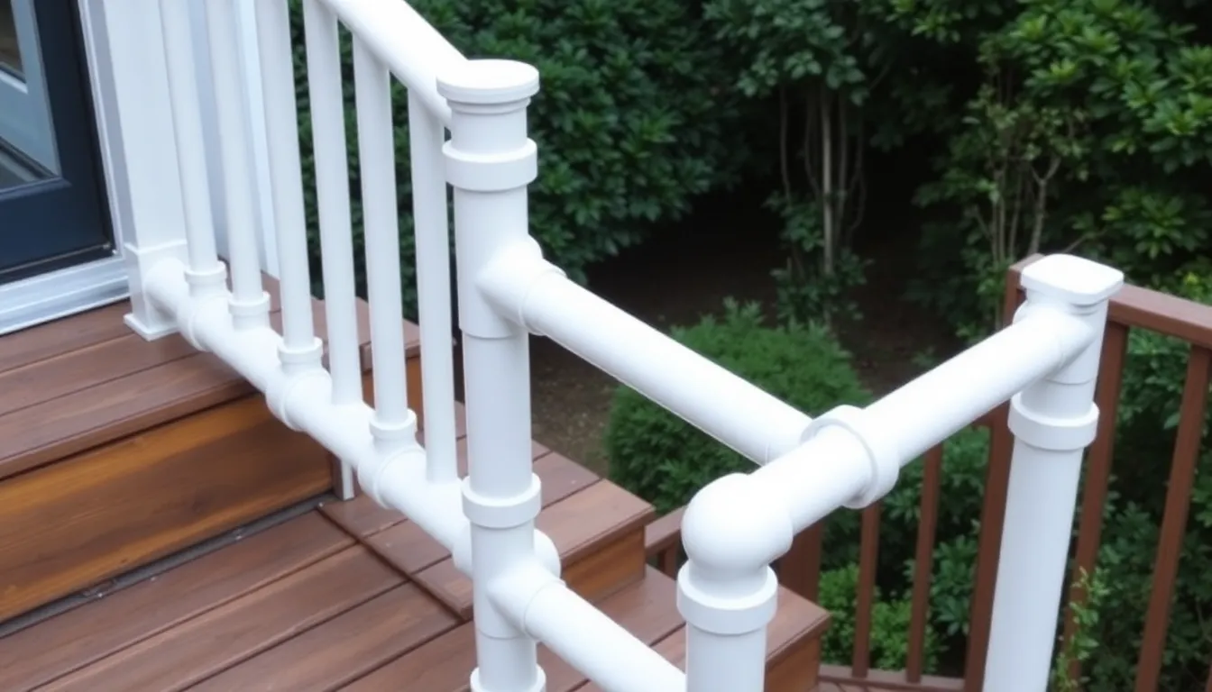 25 Stunning Outdoor Stair Railing Ideas to Transform Your Home's Curb Appeal 10 25 Stunning Outdoor Stair Railing Ideas to Transform Your Home's Curb Appeal 9