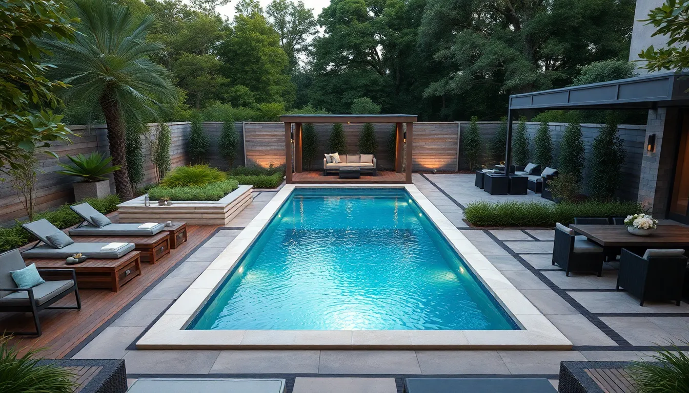 25 Stunning Rectangular Backyard Layout Ideas to Transform Your Outdoor Space 12 25 Stunning Rectangular Backyard Layout Ideas to Transform Your Outdoor Space 11