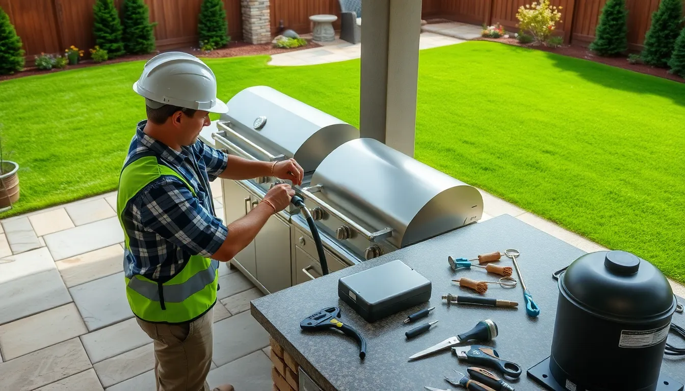 25 Built In BBQ Ideas: Transform Your Outdoor Barbeque Space Into a Backyard Oasis 12 25 Built In BBQ Ideas: Transform Your Outdoor Barbeque Space Into a Backyard Oasis 11