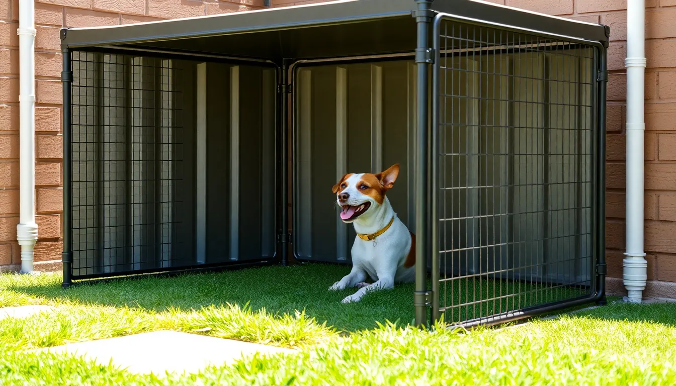 15 DIY Outdoor Dog Kennel Ideas That Cost Under $200 (Free Plans Included) 12 15 DIY Outdoor Dog Kennel Ideas That Cost Under $200 (Free Plans Included) 11