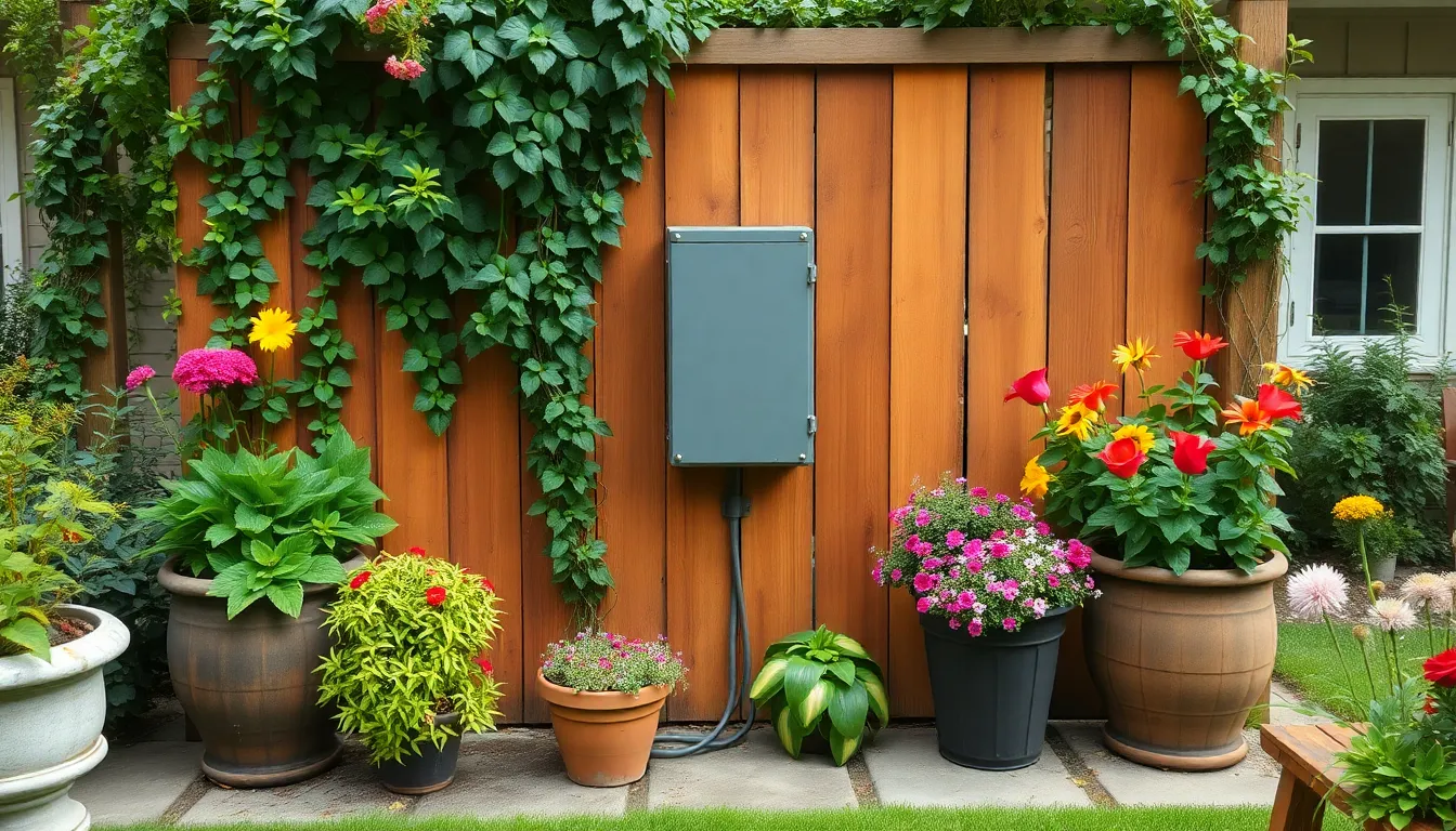 25 Creative Outdoor Electric Box Cover Up Ideas That Actually Look Amazing 12 25 Creative Outdoor Electric Box Cover Up Ideas That Actually Look Amazing 11