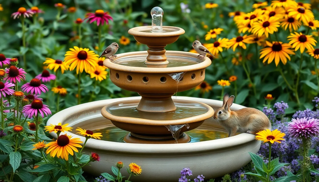 25 Stunning Front Yard Water Fountain Ideas to Transform Your Home's Curb Appeal 12 25 Stunning Front Yard Water Fountain Ideas to Transform Your Home's Curb Appeal 11