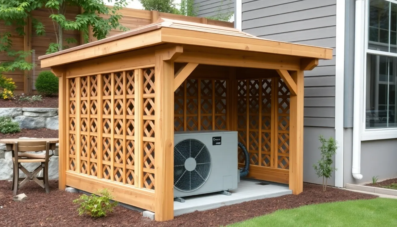25 Creative Heat Pump Cover Ideas for Your Outdoor Space (2025 Guide) 12 25 Creative Heat Pump Cover Ideas for Your Outdoor Space (2025 Guide) 11