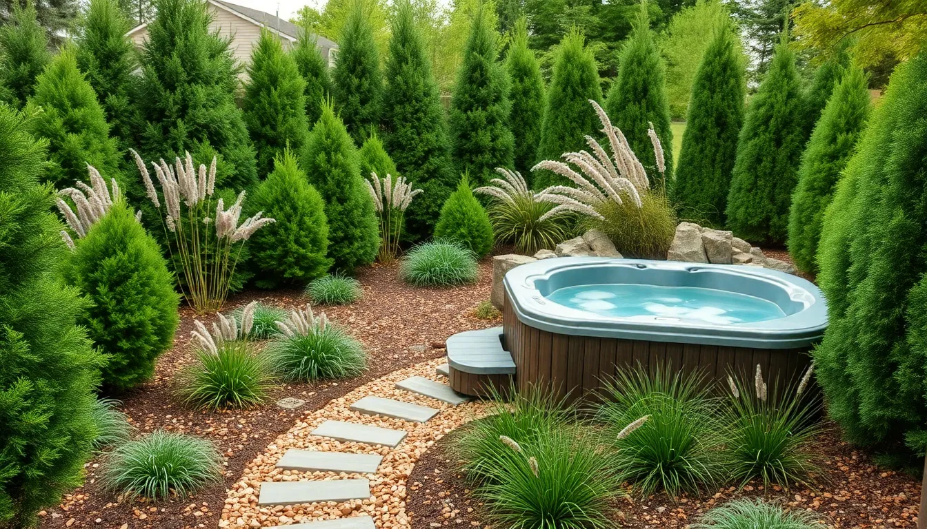 25 Backyard Hot Tub Ideas on a Budget That Look Expensive (Under $500!) 12 25 Backyard Hot Tub Ideas on a Budget That Look Expensive (Under $500!) 11