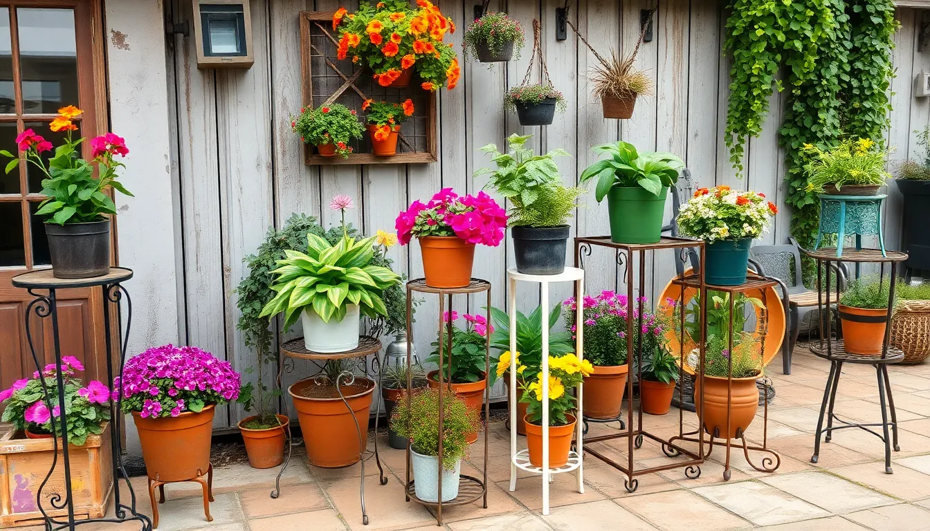 25 Stunning Metal Plant Stand Ideas for Your Outdoor Garden (2025 Guide) 12 25 Stunning Metal Plant Stand Ideas for Your Outdoor Garden (2025 Guide) 11