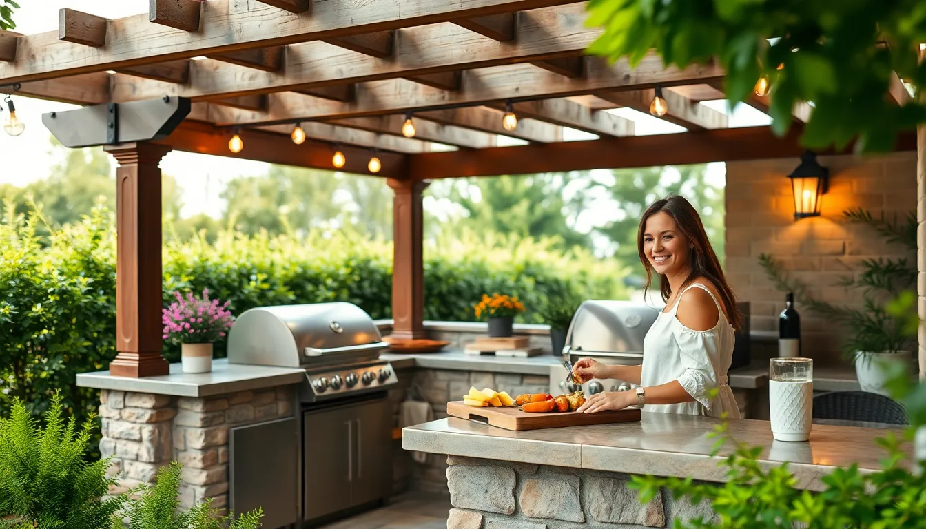 25 Outdoor Bar and Grill Ideas to Transform Your Backyard Into an Entertainment Hub 34 25 Outdoor Bar and Grill Ideas to Transform Your Backyard Into an Entertainment Hub 33