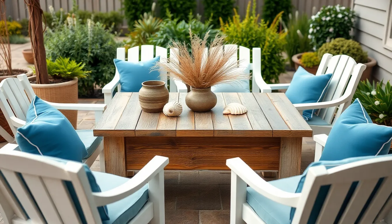 outdoor coffee table ideas