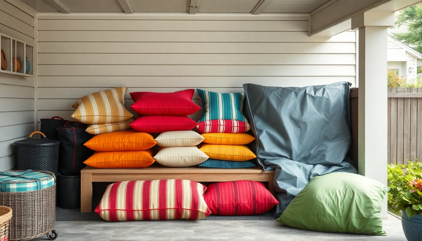 15 Outdoor Cushion Storage Ideas That'll Save Your Patio Furniture (DIY + Budget Tips) 12 15 Outdoor Cushion Storage Ideas That'll Save Your Patio Furniture (DIY + Budget Tips) 11