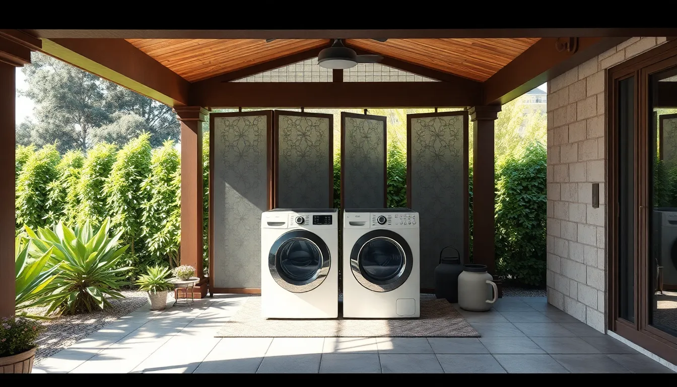 15 Genius Outdoor Laundry Room Ideas for Small Spaces That Maximize Every Inch 12 15 Genius Outdoor Laundry Room Ideas for Small Spaces That Maximize Every Inch 11