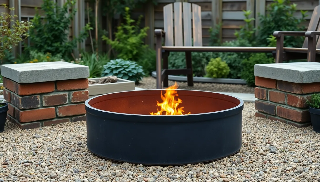 small outdoor fireplace ideas