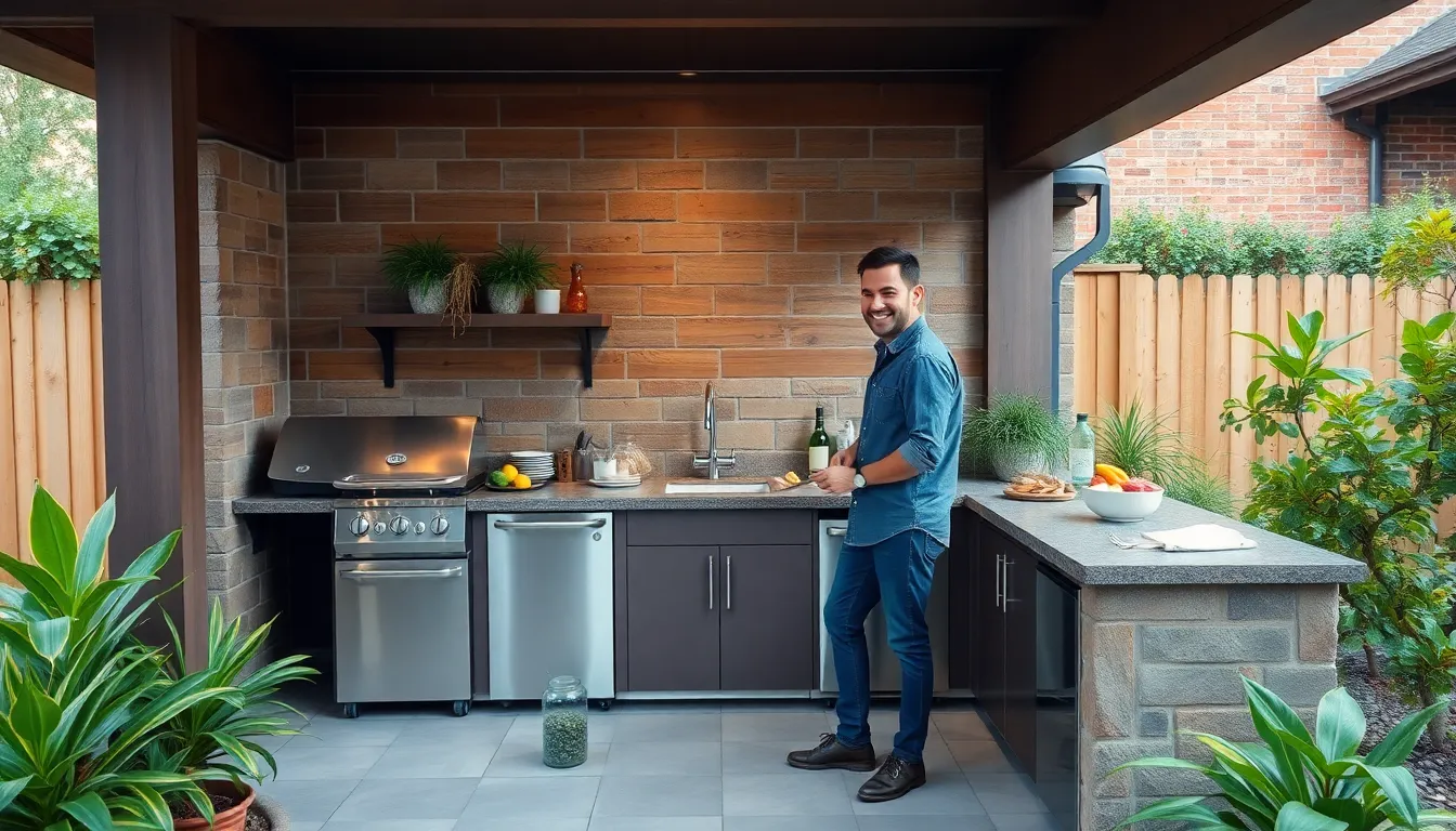 25 Small Outdoor Kitchen Ideas That Transform Tiny Spaces Into Cooking Havens 12 25 Small Outdoor Kitchen Ideas That Transform Tiny Spaces Into Cooking Havens 11