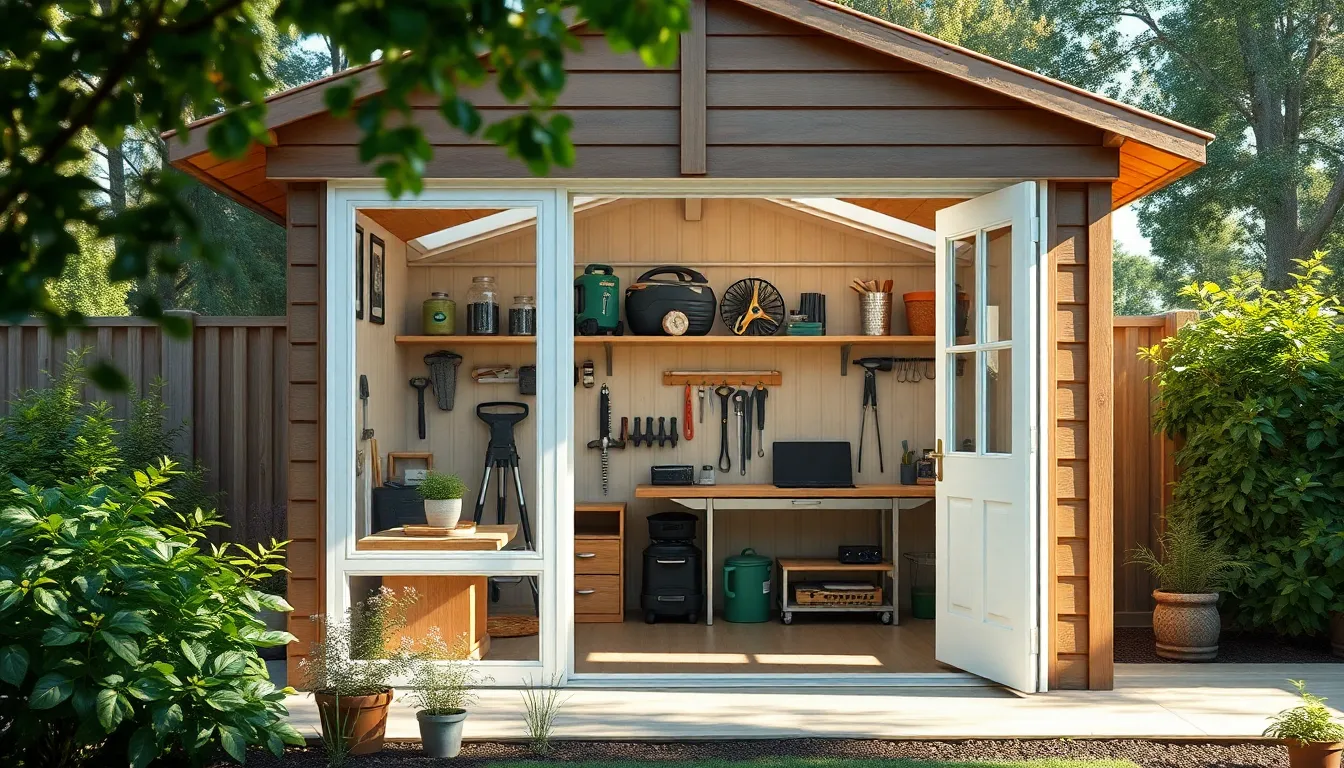 25 Creative Backyard Storage Shed Ideas to Transform Your Outdoor Space 11