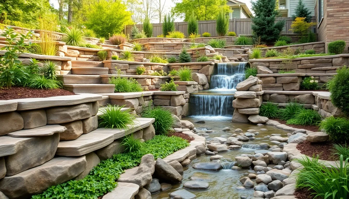 25 Stunning Tiered Backyard Ideas for Your Sloped Yard (2025 Guide) 12 25 Stunning Tiered Backyard Ideas for Your Sloped Yard (2025 Guide) 11
