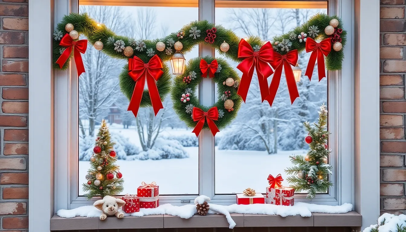 25 Stunning Outdoor Window Christmas Decor Ideas That Will Transform Your Home 12 25 Stunning Outdoor Window Christmas Decor Ideas That Will Transform Your Home 11