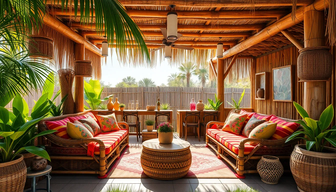 25 Backyard Tiki Bar Ideas to Transform Your Outdoor Space Into a Tropical Paradise 14 25 Backyard Tiki Bar Ideas to Transform Your Outdoor Space Into a Tropical Paradise 13