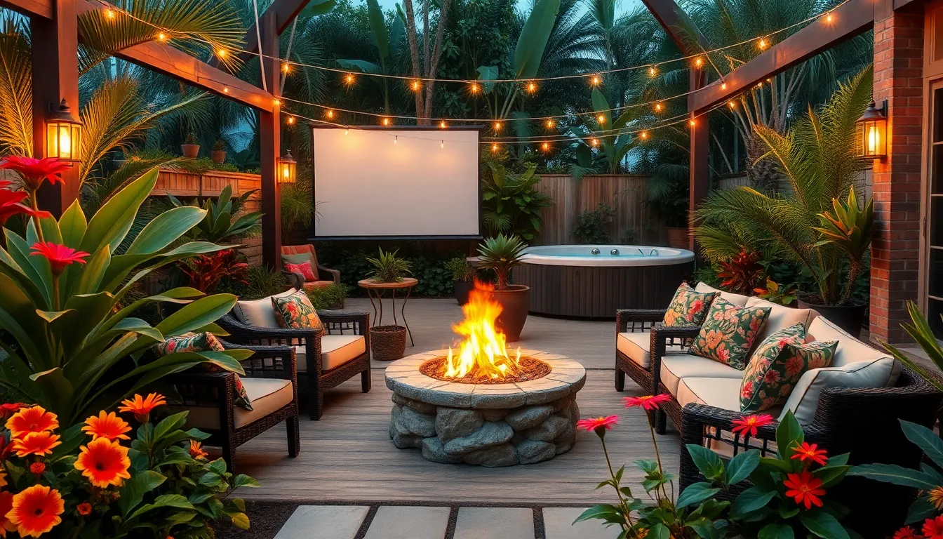 25 Stunning Backyard Tropical Oasis Ideas to Transform Your Space Into Paradise 14 25 Stunning Backyard Tropical Oasis Ideas to Transform Your Space Into Paradise 13