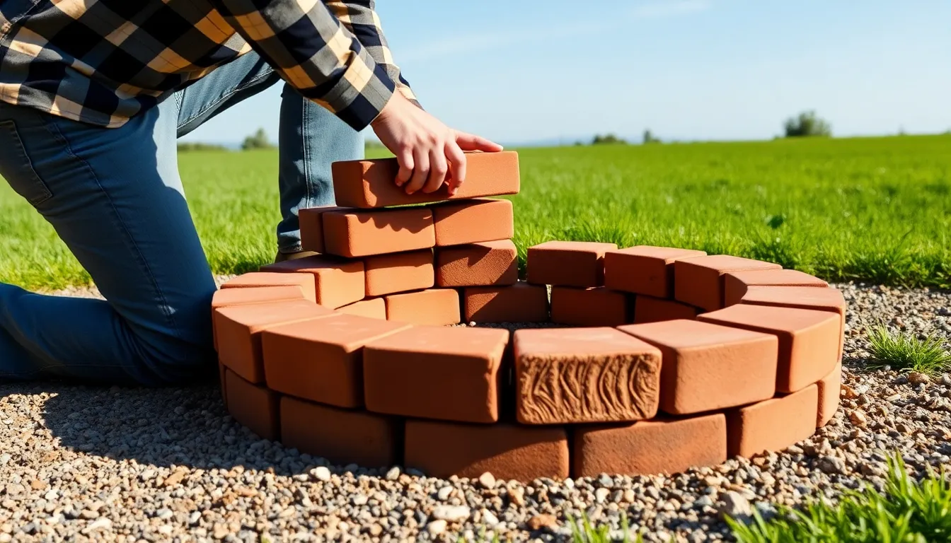 25 Creative Brick Fire Pit Ideas to Transform Your Backyard Into a Cozy Retreat 32 25 Creative Brick Fire Pit Ideas to Transform Your Backyard Into a Cozy Retreat 31
