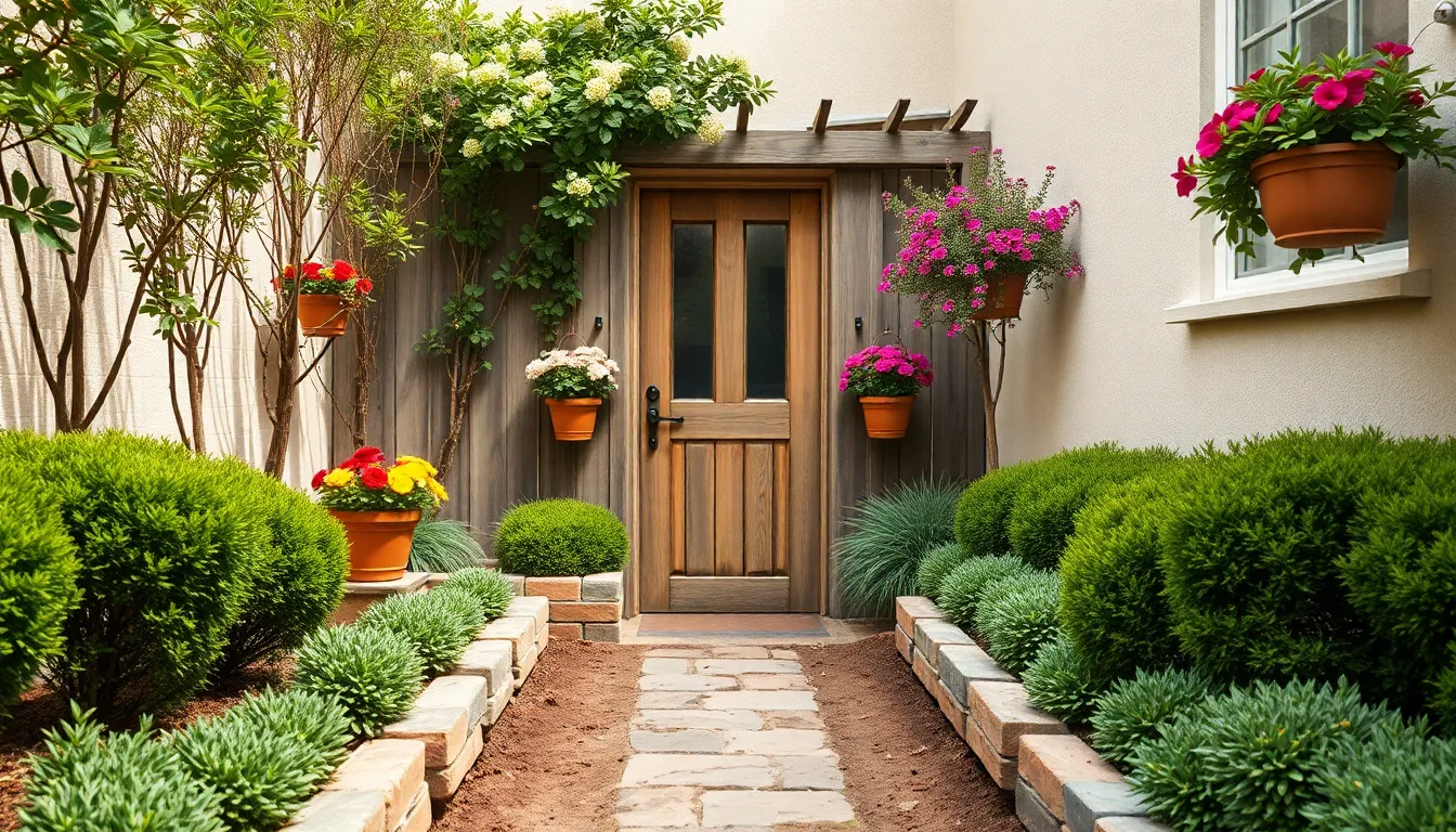 25 Stunning Front Yard Courtyard Ideas to Transform Your Home's Entrance 14 25 Stunning Front Yard Courtyard Ideas to Transform Your Home's Entrance 13