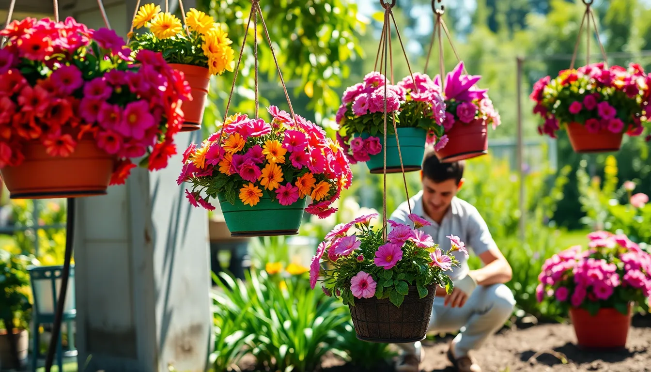 25 Stunning Outdoor Hanging Basket Ideas That Transform Any Space in 2025 14 25 Stunning Outdoor Hanging Basket Ideas That Transform Any Space in 2025 13